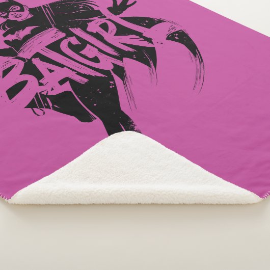Batgirl Ink Brush Naam Sherpa Deken (3/4)