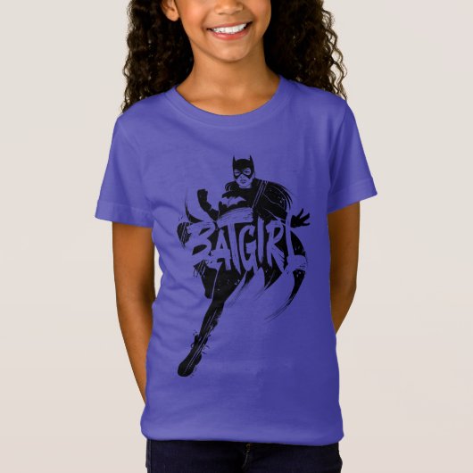 Batgirl Ink Brush Naam T-shirt (Voorkant)