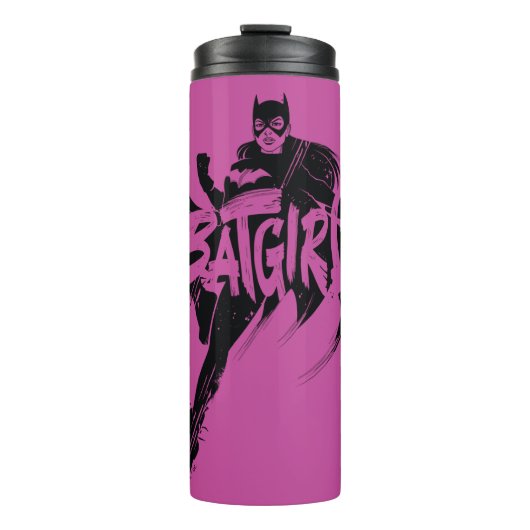 Batgirl Ink Brush Naam Thermosbeker (Voorkant)