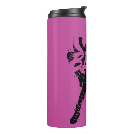 Batgirl Ink Brush Naam Thermosbeker (Gedraaid links)