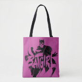 Batgirl Ink Brush Naam Tote Bag (Voorkant)