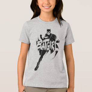 Batgirl Ink Brush Naam Tri-Blend Shirt