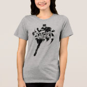 Batgirl Ink Brush Naam Tri-Blend Shirt (Voorkant)