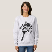 Batgirl Ink Brush Naam Trui (Voorkant volledig)