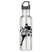 Batgirl Ink Brush Naam Waterfles (Voorkant)