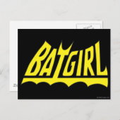 Batgirl Logo Briefkaart (Voorkant / Achterkant)
