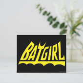 Batgirl Logo Briefkaart (Staand voorkant)