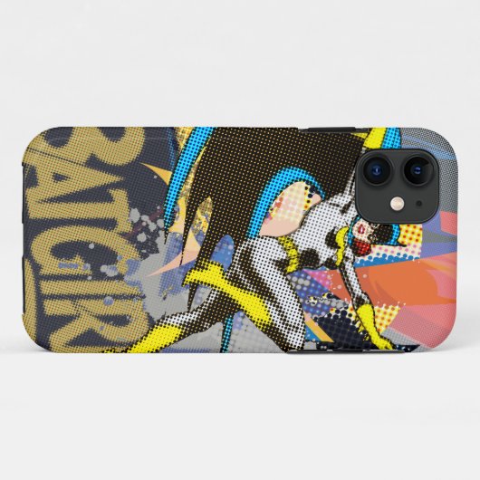 Batgirl Mid-Air Case-Mate iPhone Case (Achterkant (horizontaal))