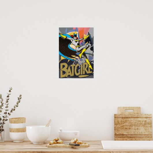 Batgirl Mid-Air Poster (Keuken)
