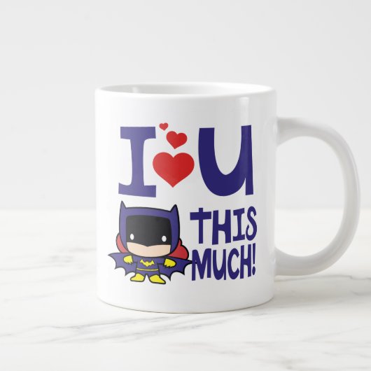 Batgirl Moederdag | Ik hou zo veel van je! Grote Koffiekop (Rechts)