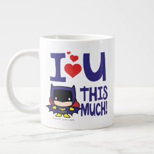 Batgirl Moederdag   Ik hou zo veel van je! Grote Koffiekop