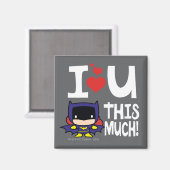 Batgirl Moederdag | Ik hou zo veel van je! Magneet (Voorkant / Achterkant)