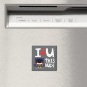 Batgirl Moederdag | Ik hou zo veel van je! Magneet (Insitu (Vaatwasser))