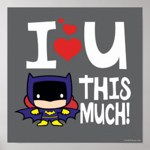 Batgirl Moederdag   Ik hou zo veel van je! Poster