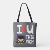 Batgirl Moederdag | Ik hou zo veel van je! Tote Bag (Achterkant)