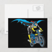 Batgirl op Batcycle Briefkaart (Voorkant / Achterkant)