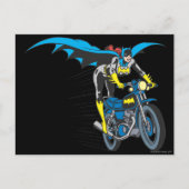 Batgirl op Batcycle Briefkaart (Voorkant)