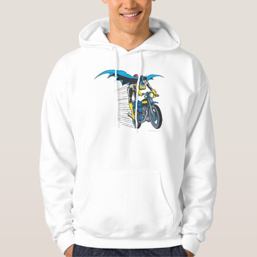 Batgirl op Batcycle Hoodie (Voorkant)