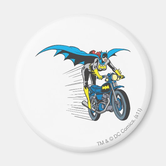 Batgirl op Batcycle Magneet (Voorkant)