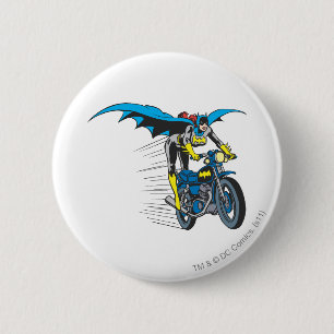 Batgirl op Batcycle Ronde Button 5,7 Cm