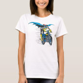 Batgirl op Batcycle T-shirt (Voorkant)