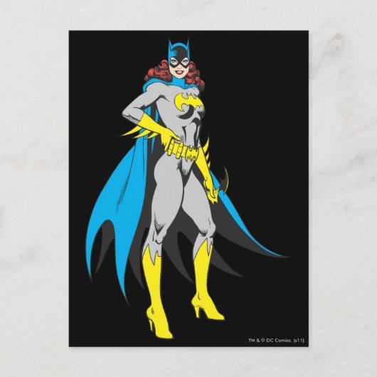 Batgirl Poses Briefkaart (Voorkant)
