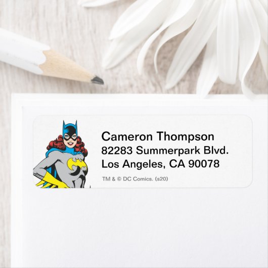 Batgirl Poses Etiket (Insitu)