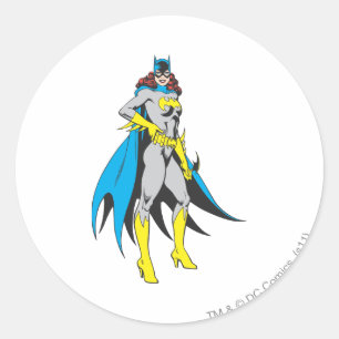 Batgirl Poses Ronde Sticker