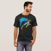 Batgirl Runs T-shirt (Voorkant volledig)