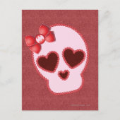 Batgirl schedel met hoed briefkaart (Voorkant)