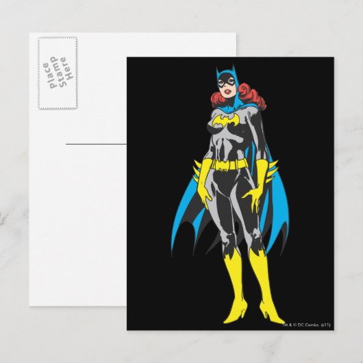 Batgirl Stands Briefkaart (Voorkant / Achterkant)