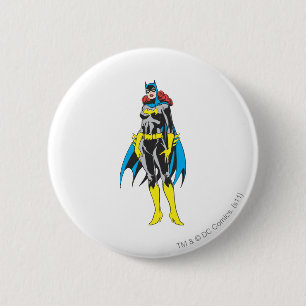 Batgirl Stands Ronde Button 5,7 Cm
