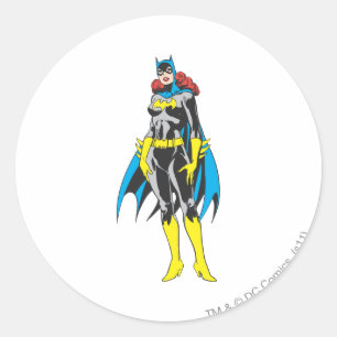 Batgirl Stands Ronde Sticker