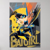 Batgirl Swinging Kick Poster (Voorkant)