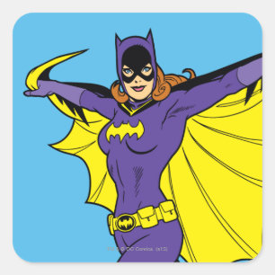 Batgirl Vierkante Sticker