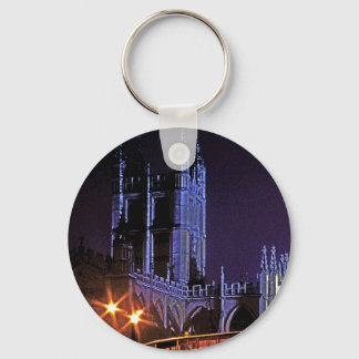 Bath Abbey at Night, Somerset, England, UK (2) Sleutelhanger