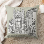 Bath Abbey, Bath, England Kussen (Deken)
