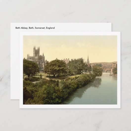 Bath Abbey, Bath, Somerset, England Briefkaart (Voorkant / Achterkant)