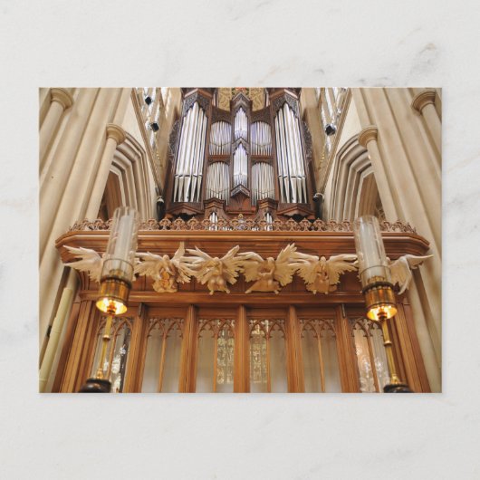 Bath Abbey England Pipe Organ Briefkaart (Voorkant)