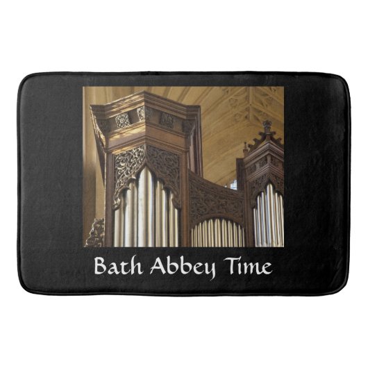 Bath Abbey orgelpijpen Badmat (Voorkant)