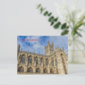 Bath Abbey uitzicht briefkaart (Staand voorkant)