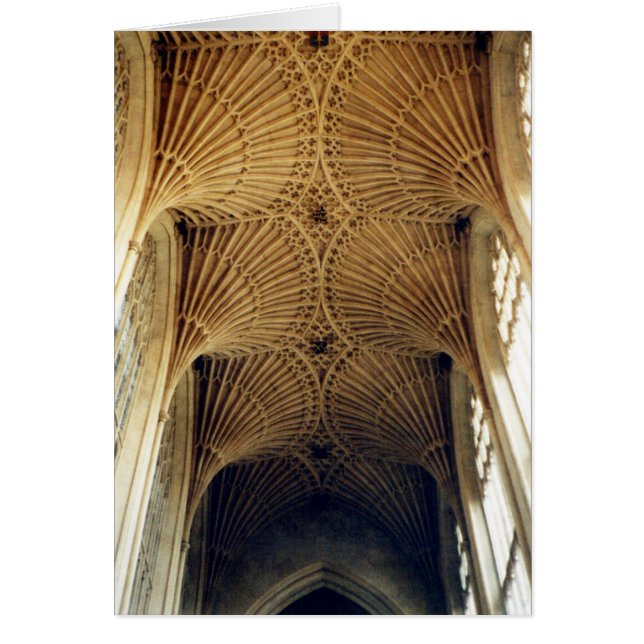 Bath Abbey, Vaulted Ceiling, Engeland (Voorkant)