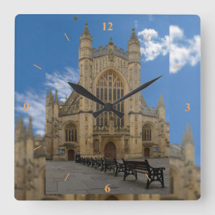 Bath Abbey. Vierkante Klok