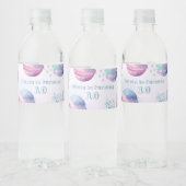Bath bom geslacht neutrale verjaardagsfeestje waterfles etiket (Flessen)