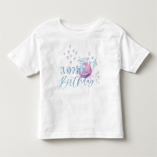 Bath bom maken feest meisje verjaardag kinder shirts (Voorkant)