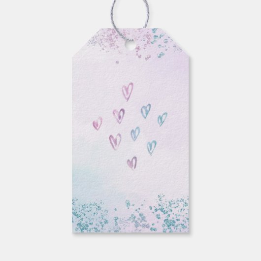 Bath bom verjaardag dank u cadeaulabel (Achterkant)