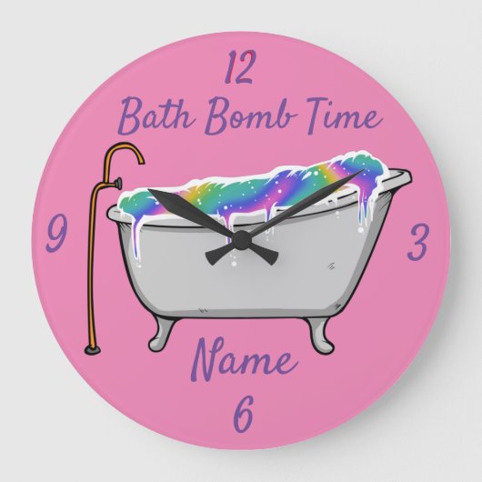 Bath Bomb Babe Thunder_Cove Grote Klok (Voorkant)
