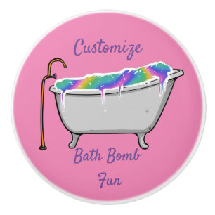 Bath Bomb Babe Thunder_Cove Keramische Knop