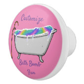 Bath Bomb Babe Thunder_Cove Keramische Knop (Rechts)