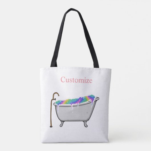 Bath Bomb Babe Thunder_Cove  Tote Bag (Achterkant)
